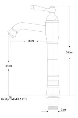 Vòi nước bằng đồng Kanly GCA13